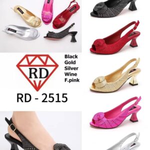 NEW BOW STONED HEEL SANDAL