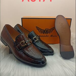 MEN TIGER SKIN SHOE