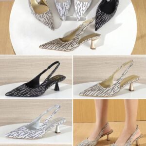 STONE GLITTERY HEELS