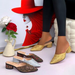 HONEY HALF STONE SHOE