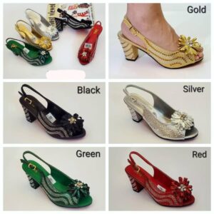 Zaby flowers heels