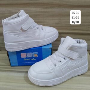 Ankle white sneakers